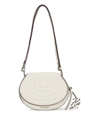 Karl Lagerfeld quilted shoulder bag - White
