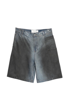 Feng Chen Wang Indigo denim shorts - Blue