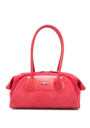 Vivienne Westwood small Shirley Orb detail shopper shoulder bag - Red