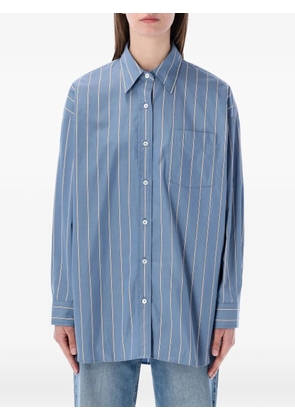 A.P.C. striped pocket shirt - Blue