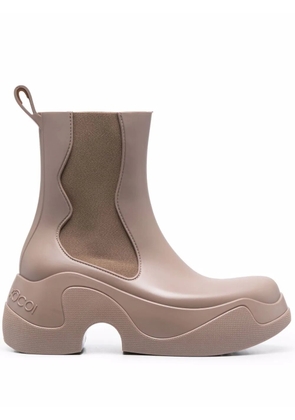 XOCOI recyclable PVC boots - Brown