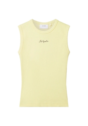 Axel Arigato ribbed scoop-neck tank top - Yellow