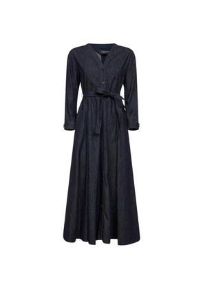 'S Max Mara jewel button kimono dress - Blue
