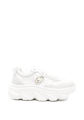 LIU JO logo detail sneakers - White
