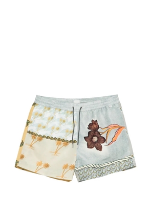 Paul Smith floral-print clear blue sea clothing - Green