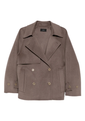 JOSEPH double-breasted wool coat - Grey
