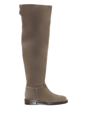 Roberto Festa suede side-zip boots - Brown