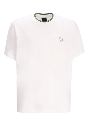 Paul Smith zebra-embroidered t-shirt - White