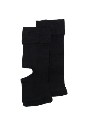 LEMAIRE cut-out ribbed socks - Blue