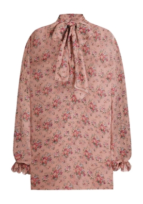 Dolce & Gabbana flower bouquets-print blouse - Pink