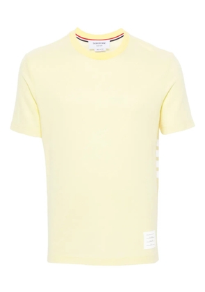 Thom Browne 4-Bar stripe cotton T-shirt - Yellow