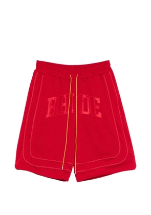 RHUDE drawstring shorts - Red