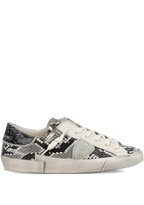Philippe Model Paris Prsx animal-print sneakers - Grey