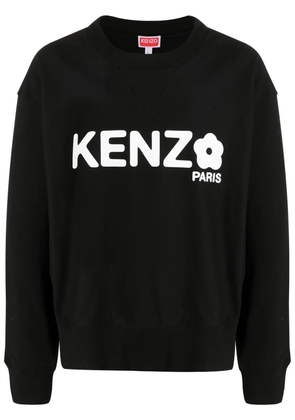Kenzo logo-print crew-neck sweatshirt - Black