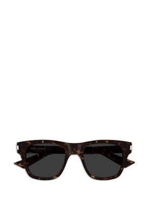Saint Laurent Eyewear square-frame tortoiseshell sunglasses - Brown