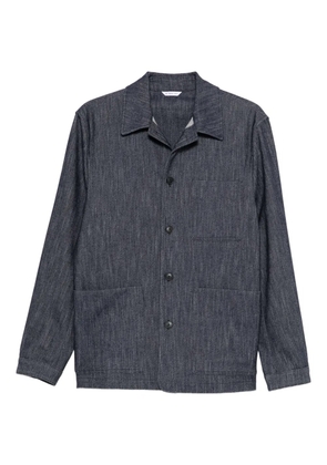 Manuel Ritz patch-pocket shirt jacket - Blue