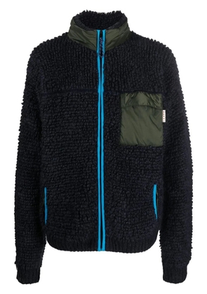 Marni knitted zip-up cardigan - Blue