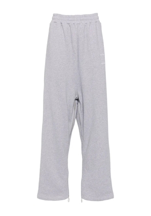 Setchu logo-embroidered pants - Grey