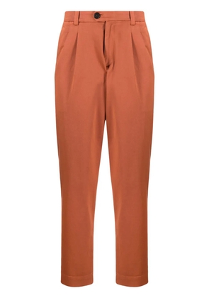 Cruciani pleated tapered trousers - Brown