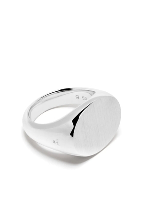 Tom Wood Ivy sterling silver signet ring