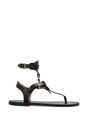 ISABEL MARANT Eveena buckle leather sandals - Black