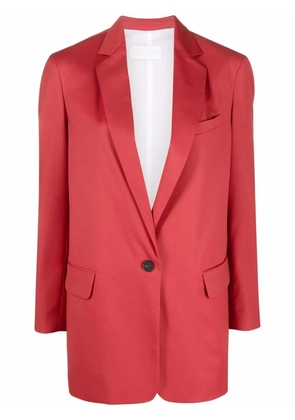 Fabiana Filippi notched-lapel single-breasted blazer - Red