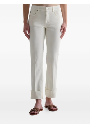 AG Jeans belt-loops denim - White