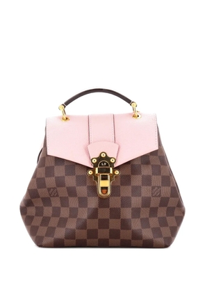 Louis Vuitton Pre-Owned Clapton Damier and Leather backpack - Brown