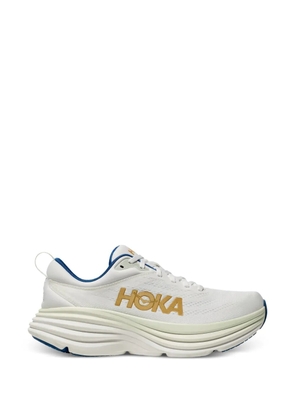 HOKA Bondi 8 logo-detail sneakers - White