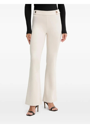 GUESS USA button flared trousers - Neutrals