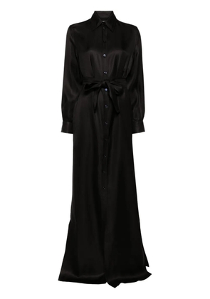 TOM FORD silk shirt dress - Black