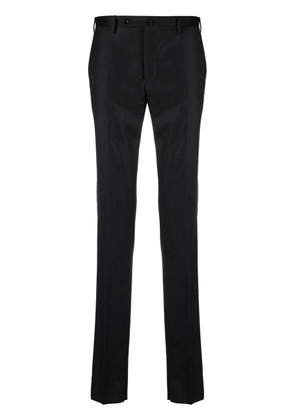 Incotex slim-cut virgin-wool trousers - Black