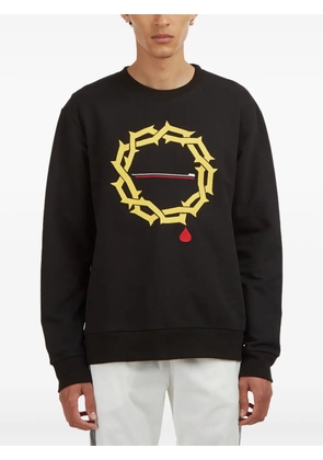 SERAPIS graphic-print sweatshirt - Black