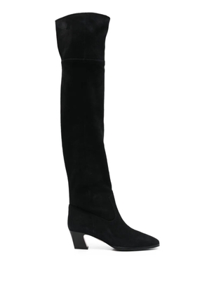 Aquazzura 45mm suede boots - Black