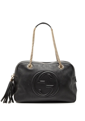 Gucci Pre-Owned 2000-2015 Leather Soho Chain shoulder bag - Black