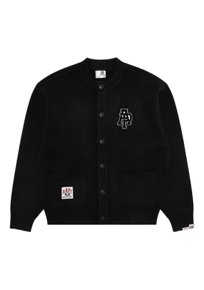 AAPE BY *A BATHING APE® appliqué pockets cardigan - Black