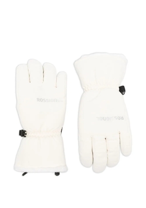 Rossignol Perfy panelled wrist-closure gloves - White