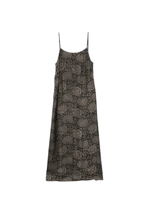 Uma Wang Anaya floral-print midi dress - Black