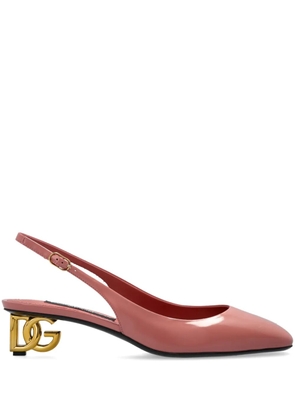 Dolce & Gabbana DG logo-heel pumps - Pink