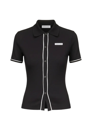 Marine Serre logo-detail shirt - Black