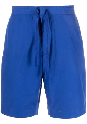 Officine Generale Joaquim drawstring-waist cotton shorts - Blue