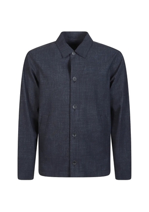 Herno button-up shirt jacket - Blue