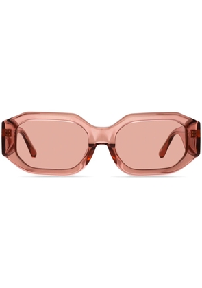 Linda Farrow Blake oval-lenses sunglasses - Pink