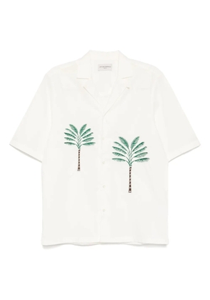 Officine Generale Luis palm tree shirt - Neutrals