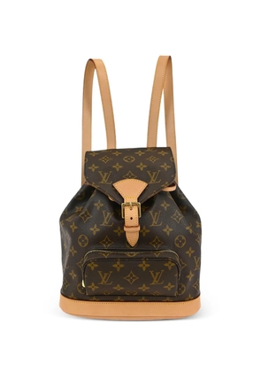 Louis Vuitton Pre-Owned 2001 MM Montsoutis monogram-canvas backpack - Brown