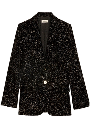 Zadig&Voltaire Valse single-breasted blazer - Black