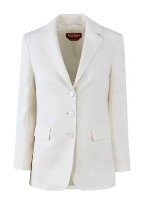 Max Mara three-button notched blazer - White