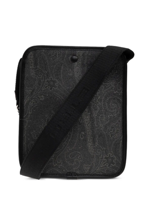 ETRO paisley-print shoulder bag - Black