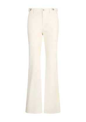 LIU JO logo-plaque trousers - Neutrals