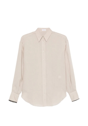 Brunello Cucinelli cuffed shirt - Neutrals
